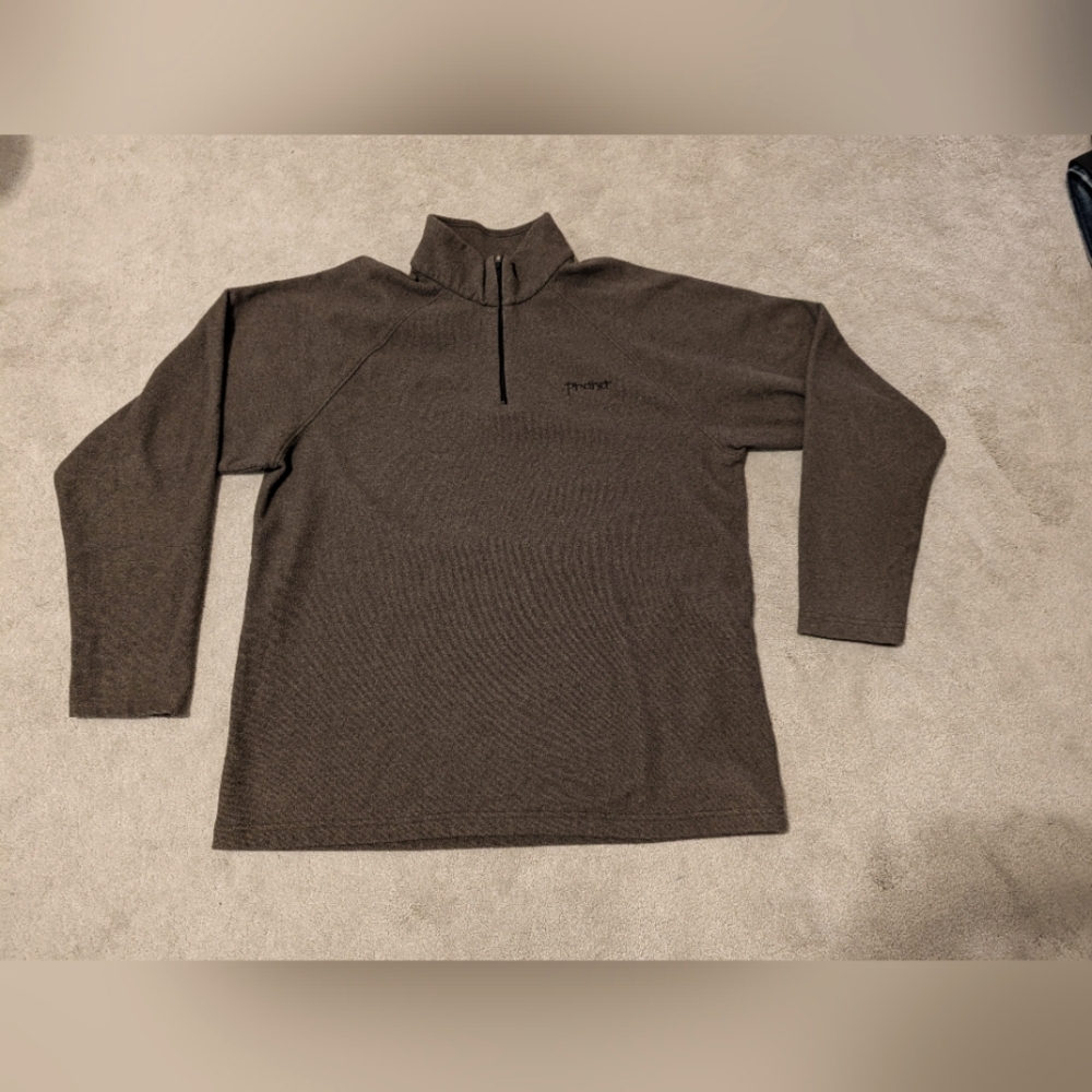 PrAna Quarter Zip Fleece Pullover